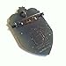 Silver Five Nights at Freddy's FNAF Fazbear Security Badge Pin with Keychain