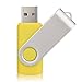 Aiibe 5pcs USB Flash Drive 4GB Pen Drive Thumb Drives USB Drive (5 Colors: Black Red Yellow White Purple)