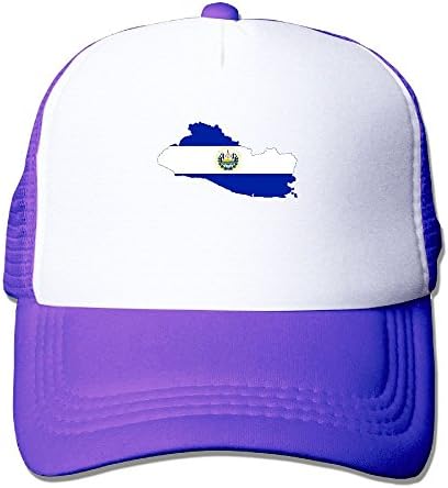 PJ090KA Custom Vintage Unisex Flag Of EL Salvador Travel Caps Hat Purple