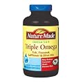 Nature Made Triple Omega 3 6 9 - Fish, Flaxseed, Safflower & Olive Oils - 180 Softgels (Pack of 3)