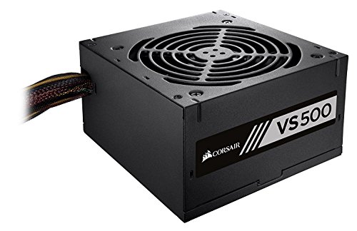 CORSAIR VS Series, VS500, 500 Watt, 80+ White Certified, Non-Modular Power Supply