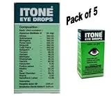 ITONE 5 X Ayurvedic Herbal Eye Drops Natural Allergies 10ml by ITONE