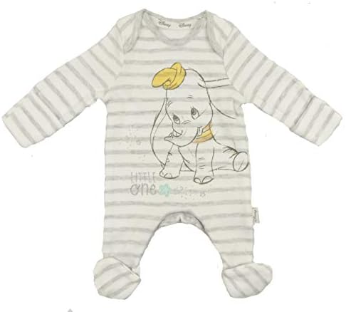 Babies Disney Unisex Sleepsuit Babygrow Romper Footsie Dumbo Winnie The Pooh