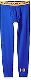 Under Armour Boys' HeatGear Armour Up Fitted Leggings, Ultra Blue (907), Youth Medium