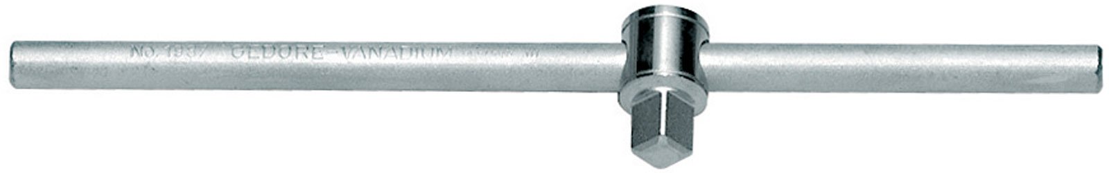 Gedore 1987 1/2-Inch 292 mm Sliding T Bar - Silver