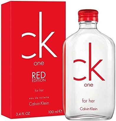Brand C K One Red Edition for Her Eau De Toilette Spray 3.4 Oz.