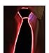 GlowTies LED Light Up Ties Christmas Costume Accessory for New Years Rave Party Burning Man, Red, One Size