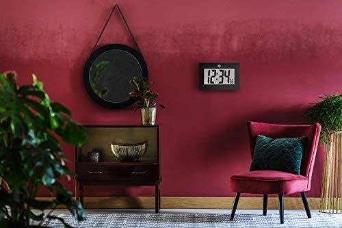 image for Marathon Large Digital Wall Clock with FoldOut Table Stand. Size is 9 