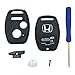 Replacement Keyless Entry Key Fob Case Fit Honda 2003-2007 Accord 2005-2006 CR-V Ridgeline Civic Remote Control Key