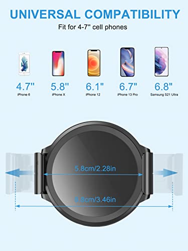 Damipow Handyhalterung Auto mit Ladefunktion,10W Fast Qi Wireless Car Charger mit Saugnapf und Luftauslass-Clip,Kabellose Kfz Handy Ladegeräte Für iPhone13/12/11Pro/Max/8 Samsung Huawei usw
