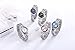 Women Watches Casual Fashion Waterproof Watches Diamond Rhinestone Wrist Quartz Watch - Light blue