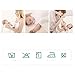 Lucear Newborn Muslin Cotton Warm Baby Bath Towel White Also for Baby Swaddle Blanket - 1pcs…