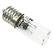 2X E17 Ultraviolet Light Bulb UV Ozone Sterilizing Lamp 10V/3W Replacement for Shoe Sanitizer
