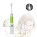 Children Sonic Electric Toothbrush LED Light Kids Sonic Toothbrush Smart Reminder Baby Toothbrush 618 Toddler Toothbrush with Extra 2 Replaceable Brush Heads for 2-10 Kid (Light Green)