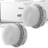 PleasingCare LUXE Compatible Cashmere Cleanse Replacement Facial Brush Heads, Facial Cleansing Replacement Brush Heads for All Skin Types(2 Pack)