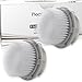 PleasingCare LUXE Compatible Cashmere Cleanse Replacement Facial Brush Heads, Facial Cleansing Replacement Brush Heads for All Skin Types(2 Pack)