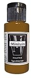 Badger Air-Brush Company, 2 Ounce Bottle Minitaire Airbrush  Ready, Water Based Acrylic Paint, Muddy Brown