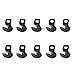 MagiDeal 10pcs Plastic Split Camping Hiking Awning Tent C Clips for 7mm-10mm Poles