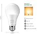 Dusk to Dawn Light Bulb,Minger 7W Smart Automatic LED Bulbs with Auto on/Off, Indoor/Outdoor Lighting Lamp for Porch, Hallway, Patio, Garage (E26/E27, Soft White,3-Pack)
