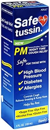 Safetussin Pm Adult Cough Relief Syrup