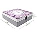 gbHome GH-6745 Decorative Wooden Treasure Box With Floral Butterfly Art, Mini Storage Chest For Jewelry, Memento Case, Wood Holder For Teabags Coins and Miscellaneous Trinket Container, Modern Design