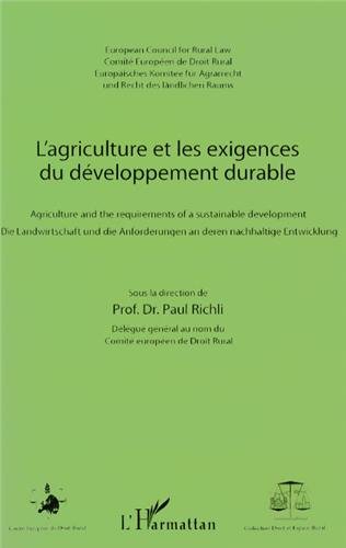 L' agriculture et les exigences du développement durable