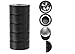 MISHOWNET Tyre Tire Coffee Tea Mug Stainless Steel Interior Durable Cup Personalized Attractive Mug Gift for Car Lover 320ml 11oz Black MCCM01B