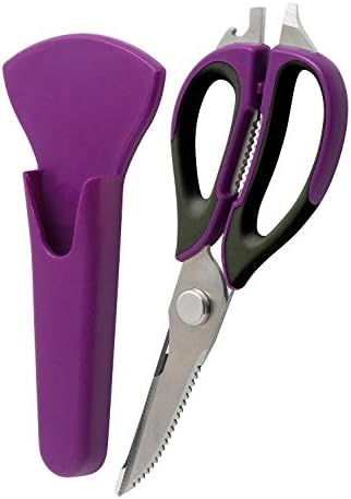 Digit Life 7 in 1 Kitchen Shears with Magnetic Holder for Poultry.