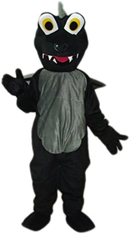 MascotShows Dinosaur Plush Mascot Costume (black)