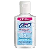 PURELL Advanced Hand Sanitizer Refreshing Gel, Clean Scent, 2 fl oz Portable Flip Cap Bottle (Pack of 24) - 9605-24