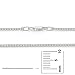 1.5mm Solid .925 Sterling Silver Square Box Chain Necklace, 30 inches