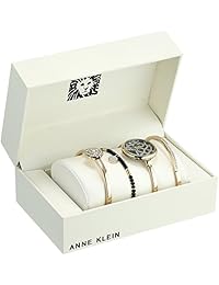 Anne Klein AK   3080gbst de la mujer Swarovski Crystal acentos Brazalete en tono dorado Juego de Reloj y pulsera
