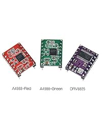 Twotrees A4988   Pack de 5 módulos de motor paso a paso con disipador de calor para impresora 3D
