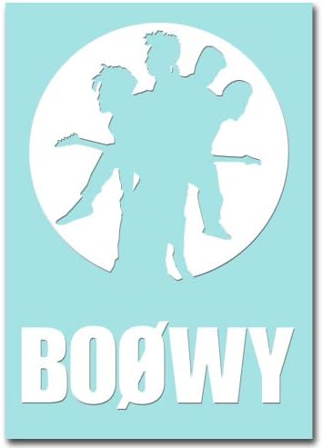 Amazon 絵柄だけ残る ステッカー M Boowy 白 042w シール ステッカー ホビー