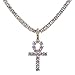 JINAO 18K Gold Plated 1 Row 4MM Diamond Iced Out Chain Macro Pave CZ Hip Hop Tennis Necklace