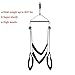 HXC_TECHA Sē&x Swing Set 360 Swivel Swing Kit 3rd-Generation Luxury Heavy Duty Hanging Swings Support 800 lbs Weight Capacity – Soft and Comfortable – Height Adjustable, Blackthumb 3