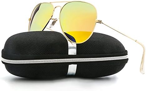 VOPOLAR Sunglasses for Women Men Aviator Polarized Unisex Superlight UV protection Driving with sun glasses Case