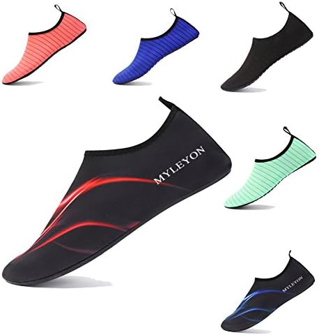 xcyliveus Beach Shoes Lightweight Flexible Breathable Quick Dry Water Shoes for Man and Women