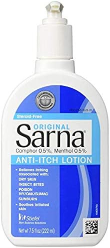Sarna Original Anti-Itch Lotion for Dry Skin, Insect Bites, Sunburn, Poison Ivy/Oak/Sumac, 7.5 Ounce (30-(Pack))