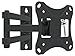Husky Mount Articulating tv Bracket Fits Most 10 – 27 inch Monitor LED LCD TVs with 4”x 4” mounting Pattern Tilt Swivel Arm Full Motion TV Wall Mount.VESA 75X75, 100X100 Max 33 Lbs