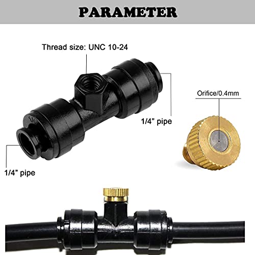 EONBON Misters for Outside Patio,Mister Cooling System 60 Feet (18M