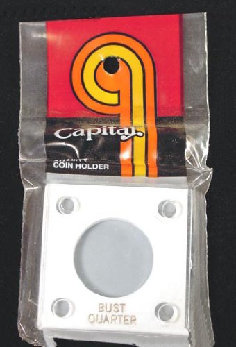 Capital Plastics 2x2 Holder - BUST QUARTER - White
