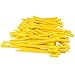 Hikemax 60 Pack Plastic Tent Pegs Garden Landscape Stakes 5.7 Inch for Anchoring Garden Netting, Camping Tents, Rain Tarps and Landscape Fabric Lawn Edging Yellow