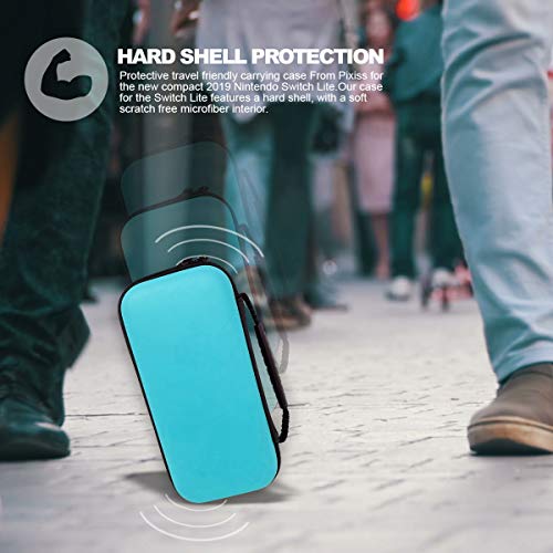 image for Pixiss Carrying Case for Nintendo Switch Lite with Ultra Slim Portable