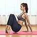 REEHUT 1/2-Inch Extra Thick High Density NBR Exercise Yoga Mat for Pilates, Fitness & Workout w/Carrying Strap (Pink)