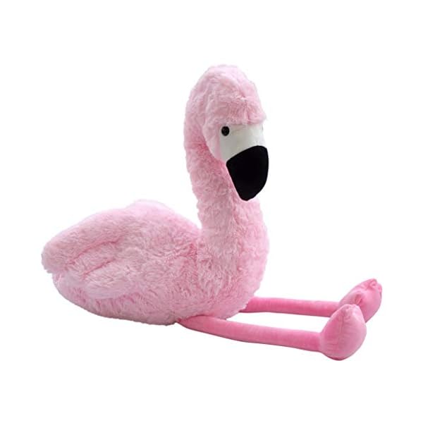 Wagner 9088 - Riesen Plüschtier XXL Plüsch Flamingo - 92 cm Gross in rosa-pink Kuscheltier Vogel – Bild 3