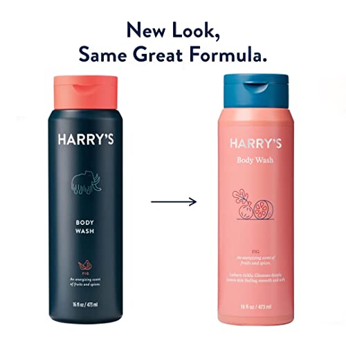 Harry's Men's Body Wash Body Wash for Men Fig, 16 Ounce (Pack of 4