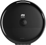 Tork SmartOne Toilet Roll Dispenser Black T8 High Capacity Elevation view 1