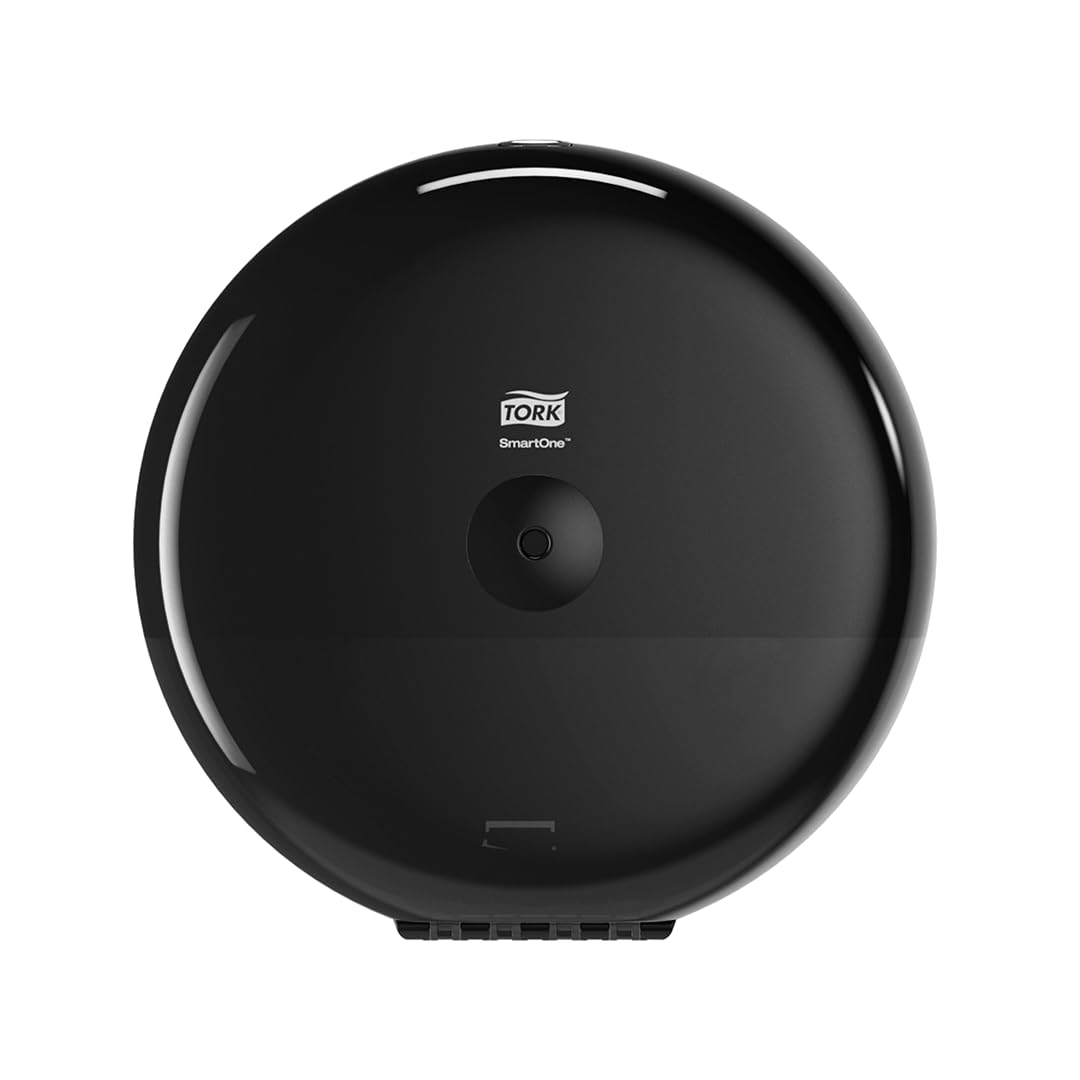 Tork SmartOne Toilet Roll Wall Mounted Dispenser Black T8, High Capacity, Elevation Range, 680008