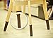 WISLIFE Brown Floor Protectors - Furniture Protectors, Snug Fitting Chair Leg Floor Protectors, Anti Skid Chair Socks for Hardwood Floors 16pcs/pack for 4 Four-leg Chair
